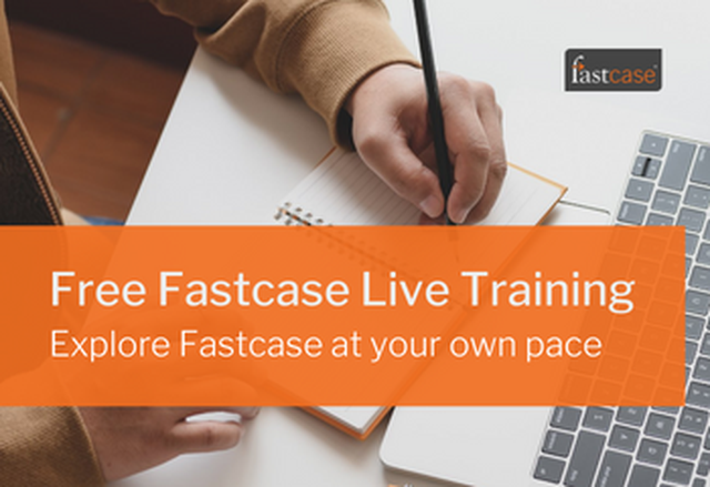 Introduction to Legal Research on Fastcase - Presented by: Fastcase - March 17 - 1 PM EST