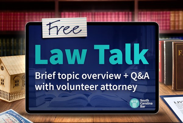 SC Bar Teams Up with County Libraries to Offer Law Talks Series on Important Legal Topics 